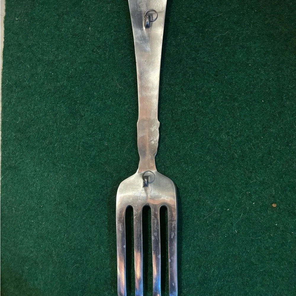 Crate & Barrel Kitchen decor Elegant Silver Fork